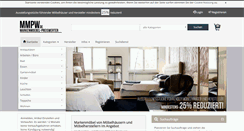 Desktop Screenshot of markenmoebel-preiswerter.de